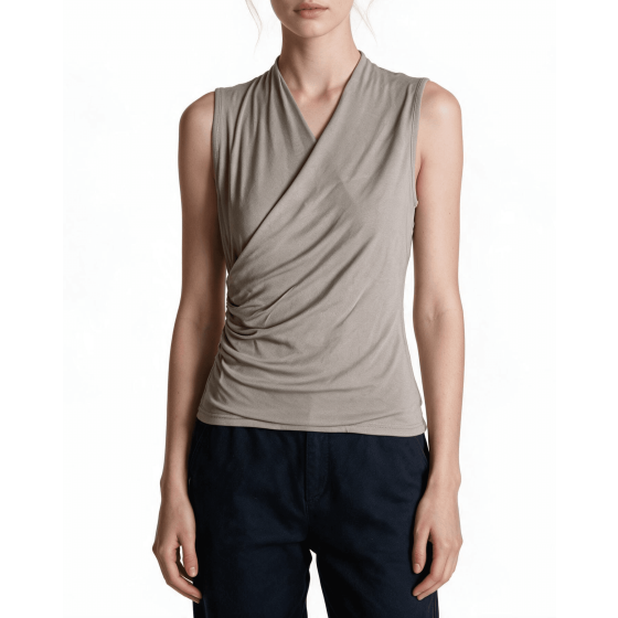 Crisscross V-Neck Tank Top